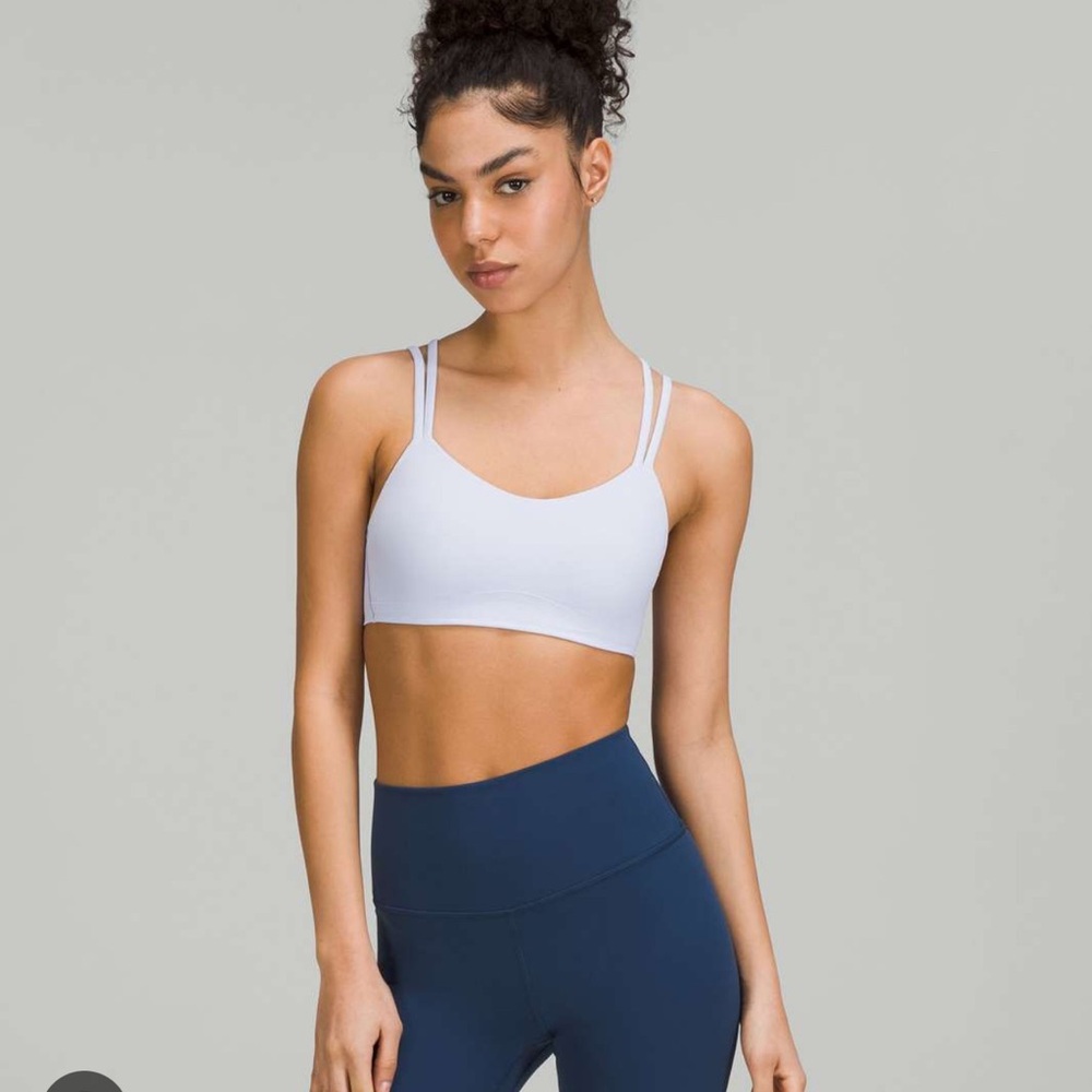 Like a cloud light blue Lululemon sports bra